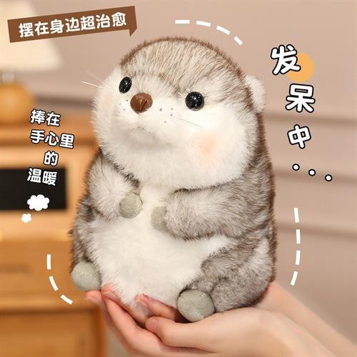 Cute Cute Otter Doll Plush Toy Rag Doll Soothing Doll Sleeping Throw Pillow Bed Girl Birthday
