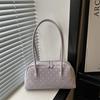 Korean Style Women's Polka Dot Bowling Bag: Large Capacity Pillow Bag for Trendy Daily Commutes