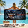 Custom Text Beach Towel, Soft Absorbent Swimming Multi-use TowelDead by Daylight