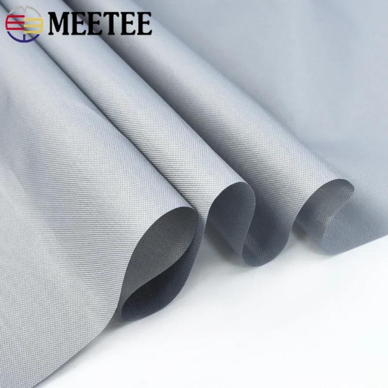 1-5Meters*148cm 190T Meetee Thin Waterproof Fabric Outdoor Sunscreen Sunshade Silver-coated Ripstop Umbrella Cloth Tent Material