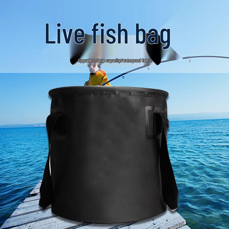 Portable Breathable Folding Fishing Bucket Bag