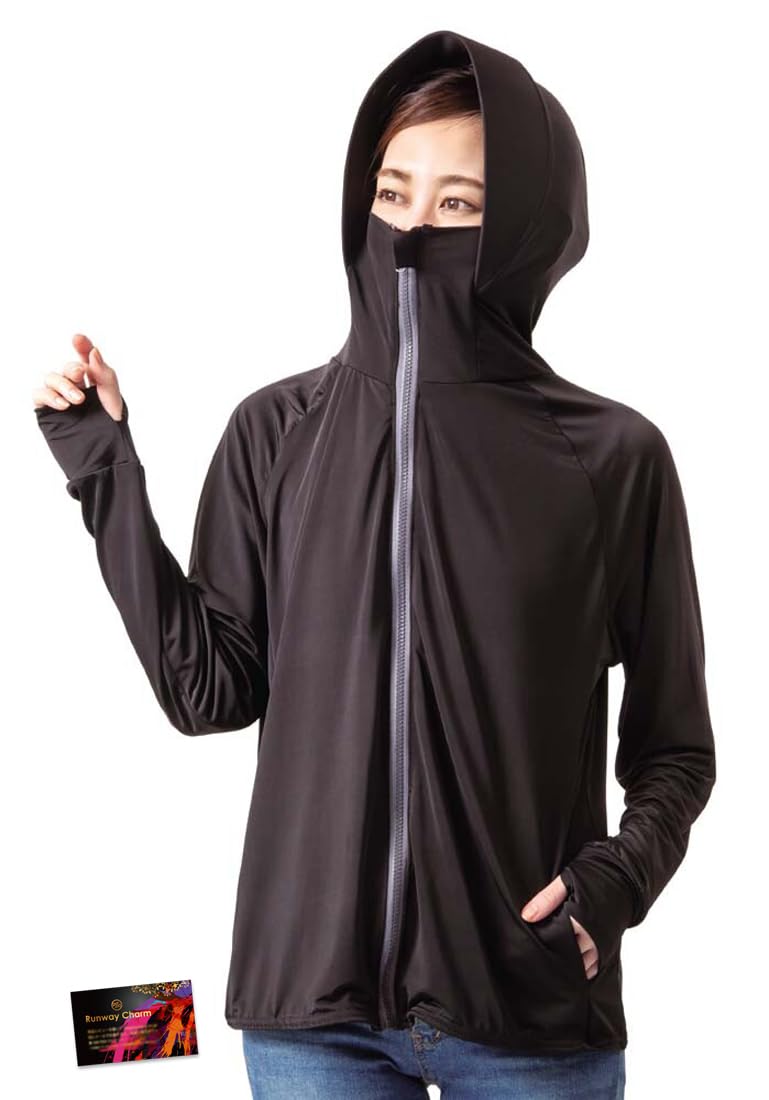 

УФ сыпь УФ солнечный ожог RC наклейка rcas1 Женский кардиган, защита, топ, долман, защита, защита, профилактика, на молнии, тонкая, футболка с длинным рукавом,