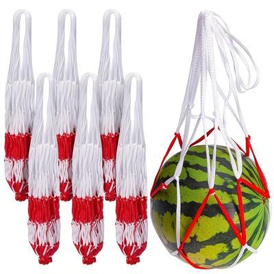 5/10/20 Peças Sacos de Rede para Frutas Resistentes Sacolas de Compras de Grande Capacidade Para Suportar o Crescimento de Melancias, Abóboras, Melões