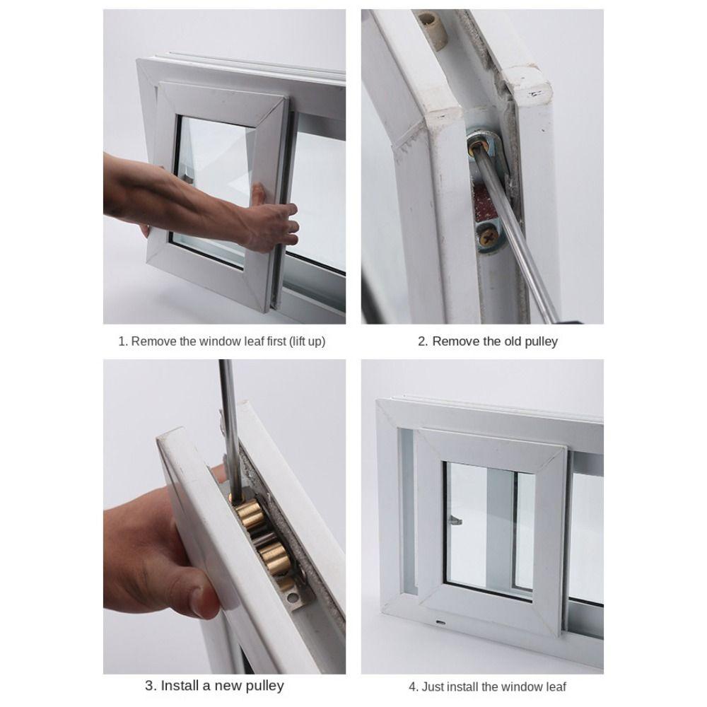 Sliding Door Fittings Window Pulley 80 Type Slot Wheel Durable Door Sliding Roller
