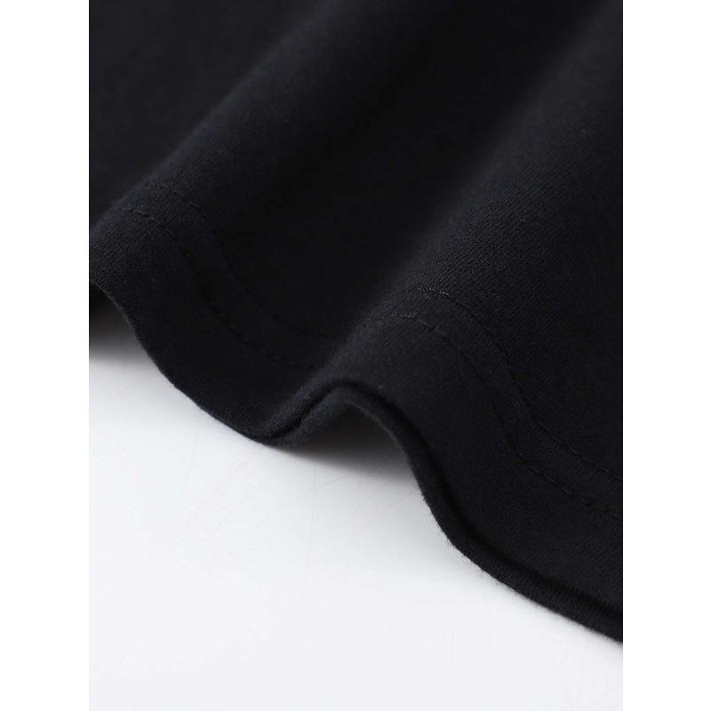 Europäische Größen Herren Grafik-T-Shirt - Lockere Passform Rundhalsausschnitt Kurzarm-T-Shirt mit Totenkopf & Blitzschlag-Design, Aufdruck für Lässige Freizeitkleidung