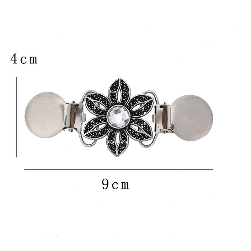 

Пряжка для шарфа Пряжка для шарфа Плотная пряжка Зажим для свитера Аксессуары для одежды Зажим для шарфа Кольцо 4*9CM