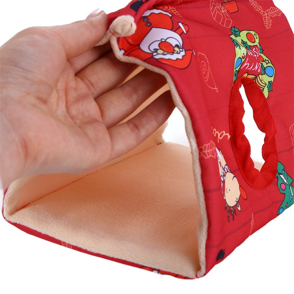 Lovebird Parakeet Fluffy Shed Winter Plush Bird Hut Pet Tent Parrot Hammock Sleeping Bed