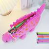 Plush Dinosaur Pencil Case with Large Capacity Animal Dolls and Creative Stationery