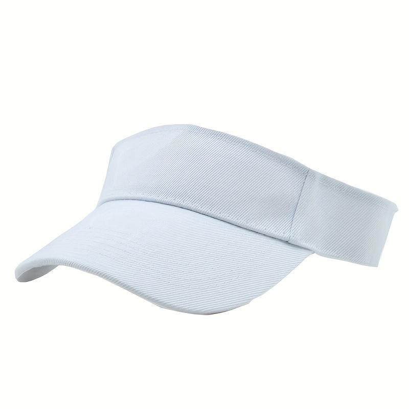1pc Adjustable Baseball Cap - Lightweight Breathable Sun Hat with Wide Brim, Elastic Fit for Outdoor Beach Travel, Sports & Casual Wear