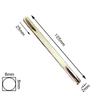 8x8mm 8mm Länge 85-130mm Stahl Eisen Welle Stift Für Fenster Tür Griff Hebel Knauf Vierkantstift