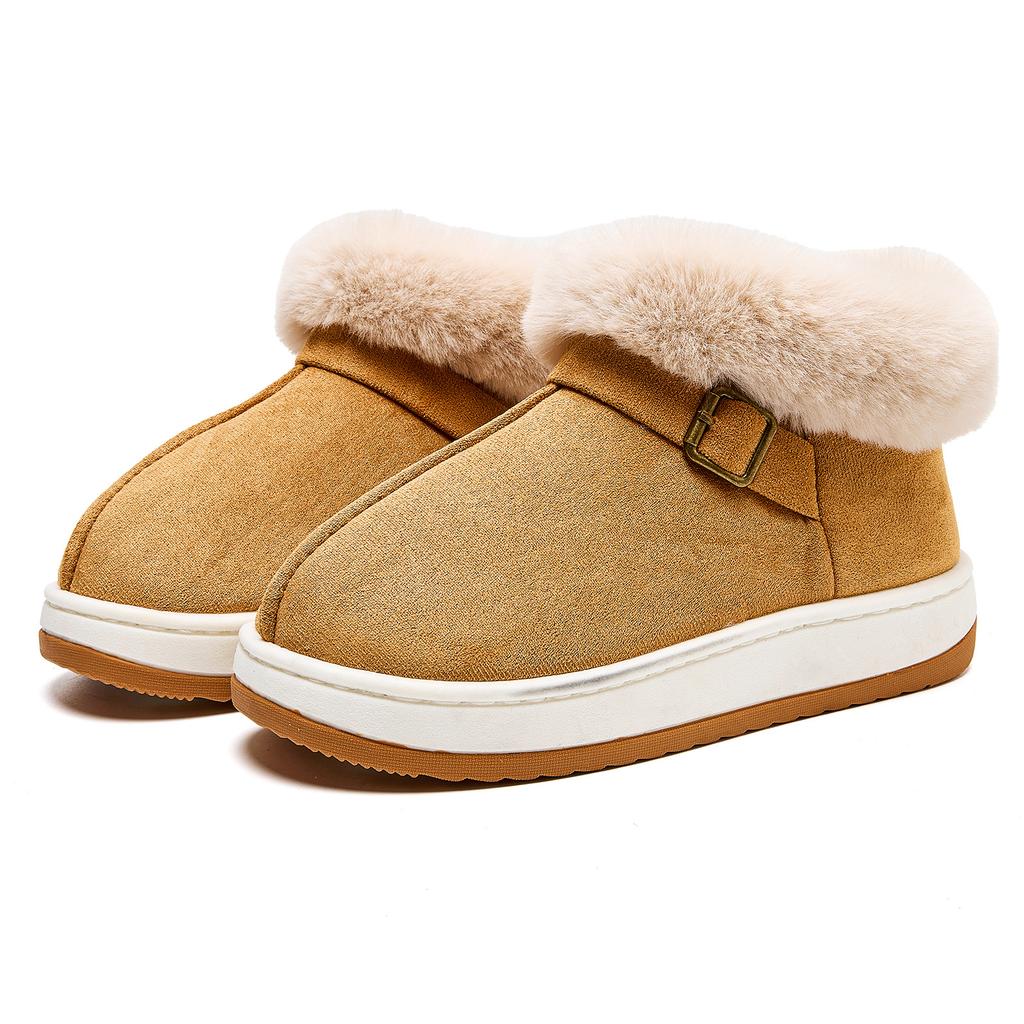 Home Furnishings, Cotton Shoes, Autumn/Winter, Couple's Style, Bag Heel Shoes, Thick Soled Shoes, Anti Slip Shoes, Outerwear Cotton Shoes