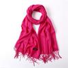 Elegant Headband Shawls Pure Color Scarf Wraps Skin-friendly Lady High Quality Accessories Solid Shawls Warm Headscarf