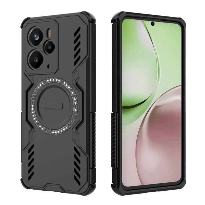 For Realme 14 5G Case Cover OPPO Realme 14 5G Capas Shockproof Annular Magnetic Adsorption Wireless Charge Back Fundas Realme 14