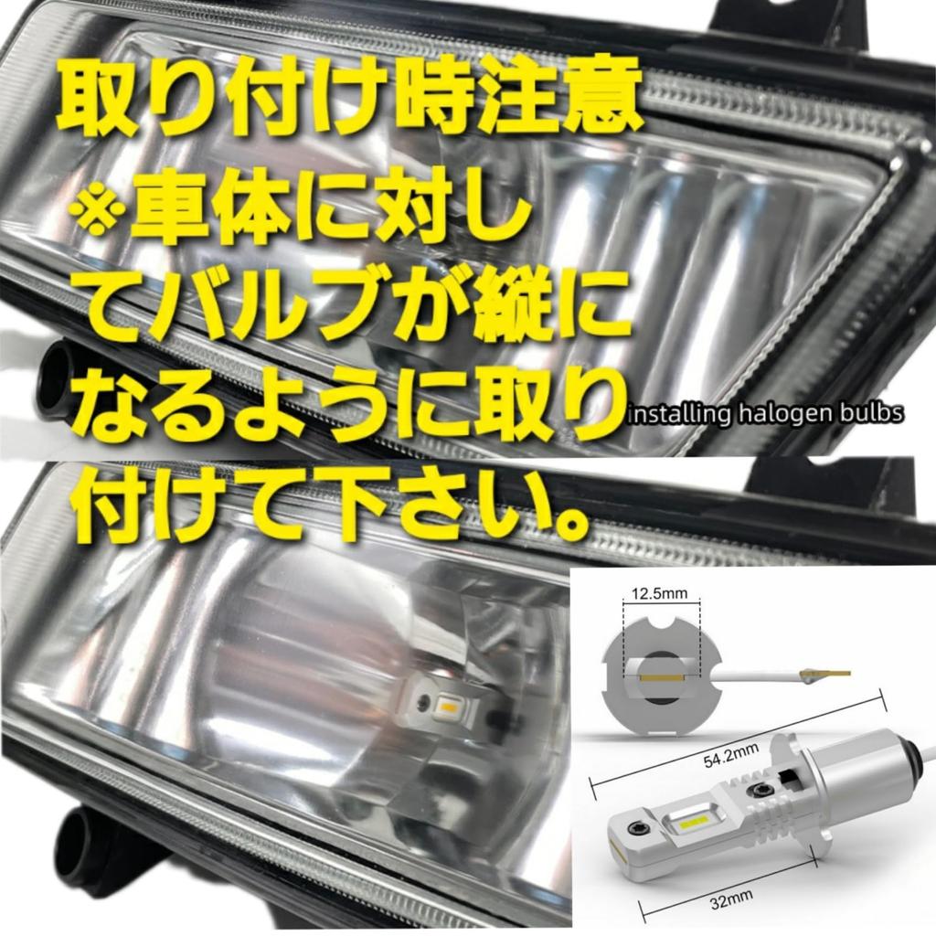Super Bright H3 LED Fog Lamp, 12 V, 24 V, Dual Use (10 V