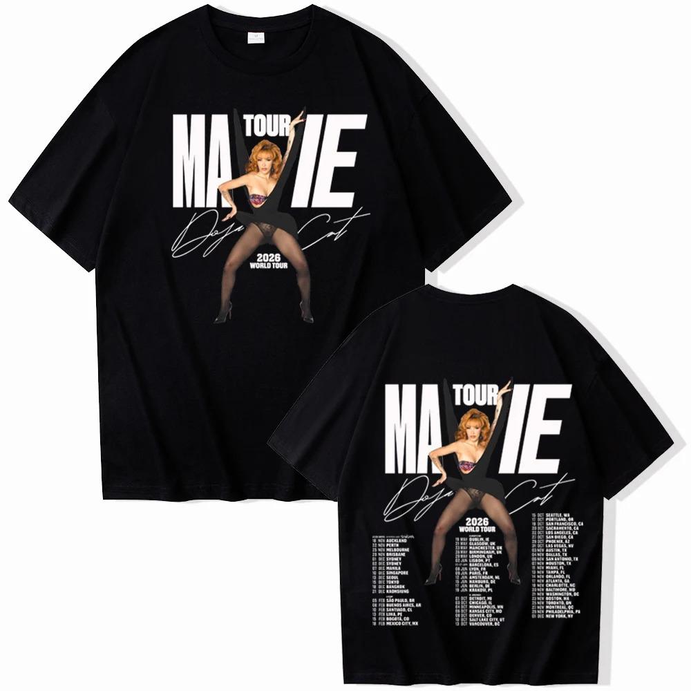 

Doja Cat Ma Vie World Tour Graphic Print T-shirt Man Woman Harajuku O-neck Casual Cotton Shirt Oversized Gift S