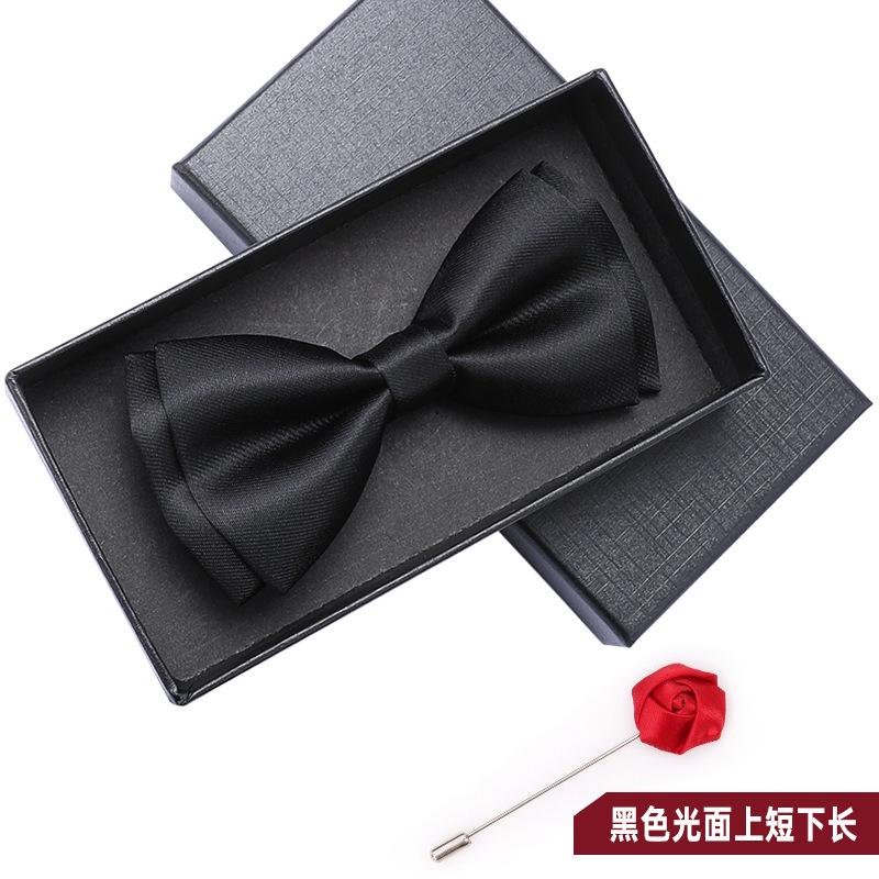 Bow Tie Men'S Wedding Groom Best Man Red Suit Shirt British Brothers Korean Bow Women'S Gift Box
