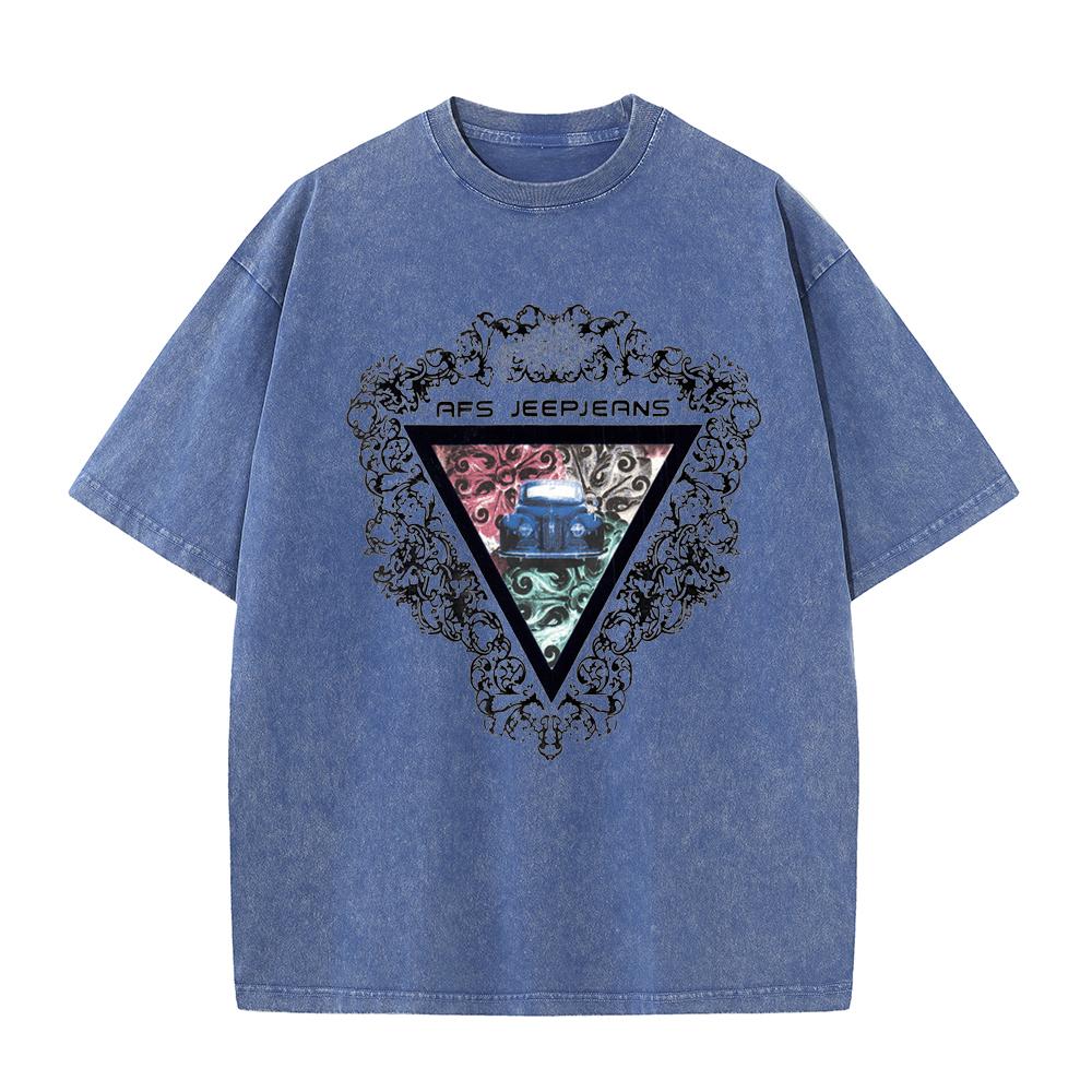 100% bavlna 230 g/m² seprané staré řemeslo oversized tričko velké velikosti s výstřihem do O Pánské triko cool trička ženy trička topy