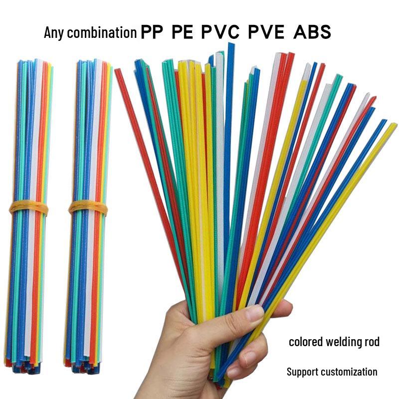 Colored Plastic Welding Rods for Car Bumper Repair - PP, PE, PVC, ABS, PPR (20/25cm)