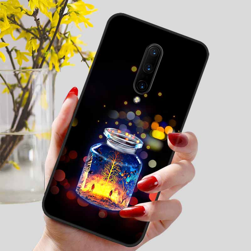 Phone Cover For Oneplus 7 Pro Case Lovely Printed TPU Silicon Soft Capa On for One Plus 7 7T Pro Oneplus7 7Pro Protection Covers