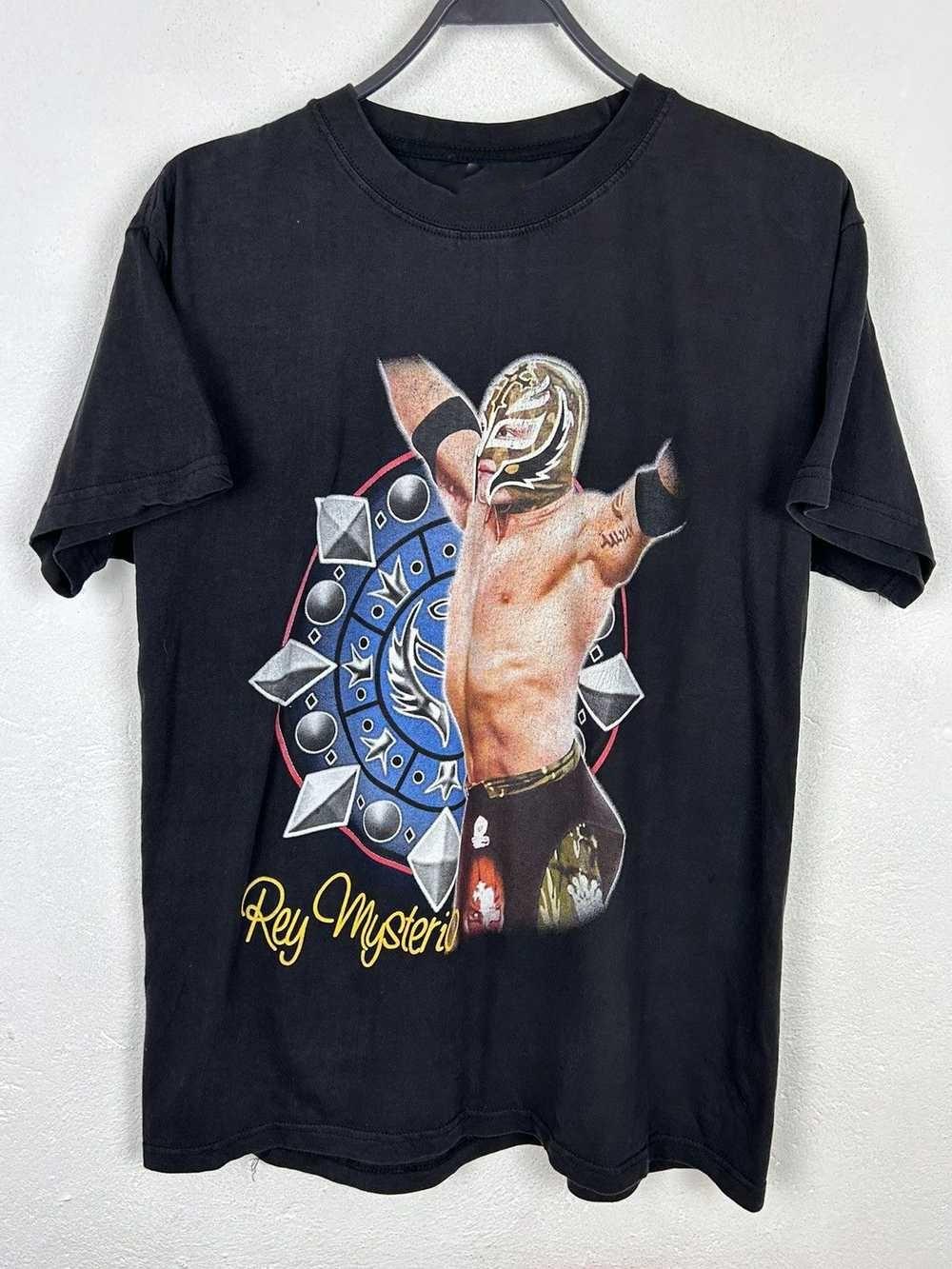 ГОРЯЧАЯ Черная хлопковая футболка Rey Mysterio Полный размер S-5XL HRL939 XXL