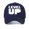 Men's Printed Cap Level Up Basic Streetwear Baseball Cap For Men Women Summer Breathable Sun Hat Adjustable Mesh Snapback Hats