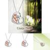 Elegant Heart Shaped Necklace With Unique Horse Design In Stylish Rose Gold Color For All Occasions