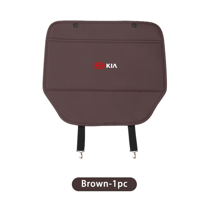 Car Logo Seat Back Protection Mat Prevent Anti Kick Pad Auto Accessories For KIA Cerato Soul Venga Forte Spectra Sedona Niro