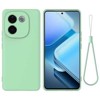 Echtes Flüssigsilikon-Case für VIVO IQOO Z9S Pro Weicher Stoßfester Bumper Schutz Objektivabdeckung Hüllen für VIVO T3 Pro
