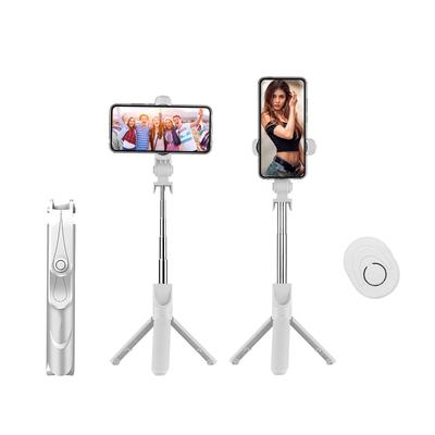 Palo Selfie Extensible para iPhone Soporte Universal Integrado para Teléfono Trípode de Mesa con Mando a Distancia BT