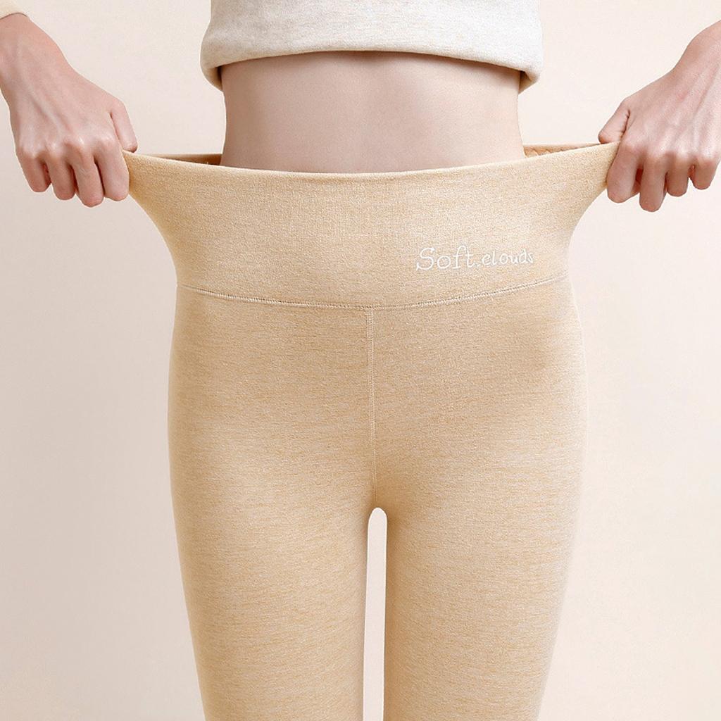 Women's High Waist Casual Pants Solid Color Leggings Long Trousers Running Winter And Fall