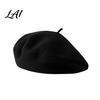 Casual Street Leisure Wear Women French Beret Hat Wool Blend Artist Retro Warm Gift for Her Painter Cap Solid Color Cozy Autumn Winter Elegant