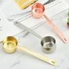15ml/30ml Measuring Spoon Precise Food Grade Convenient Solid Color Easy To Clean Measurement Lightweight Stainless Steel Measuring Spoon for Home