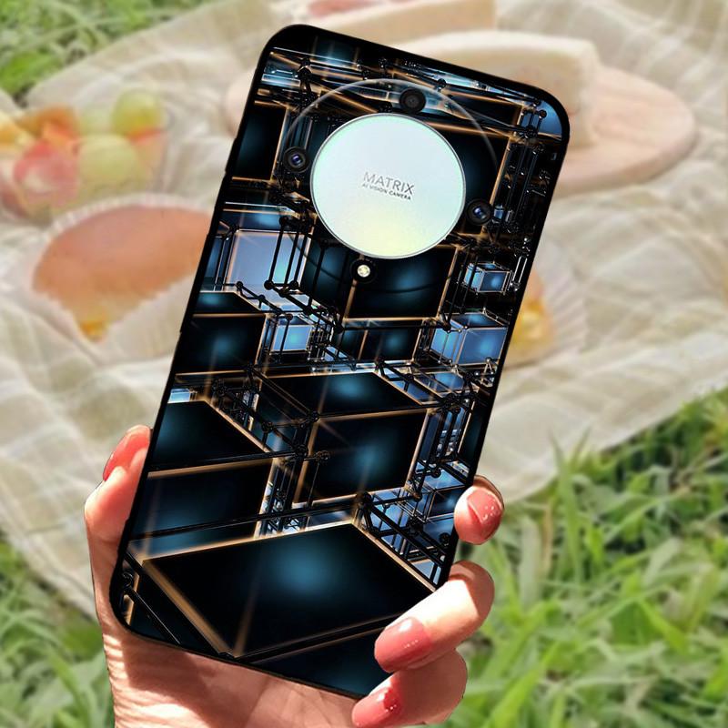 For Honor X9A 5G Case Honor X9A Cover Black Soft Silicone Phone Case Fundas For Huawei Honor X9A 5G Coque HonorX9A Protective
