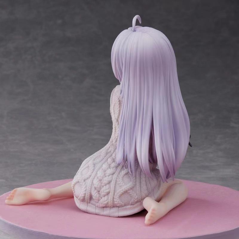 1 шт. Аниме-фигурка Путешествие Элейны, вязаное платье, ведьма Элейна, экшн-фигурка, ПВХ, коллекция, 15 см, модель, кукла, игрушки на рождественский подарок