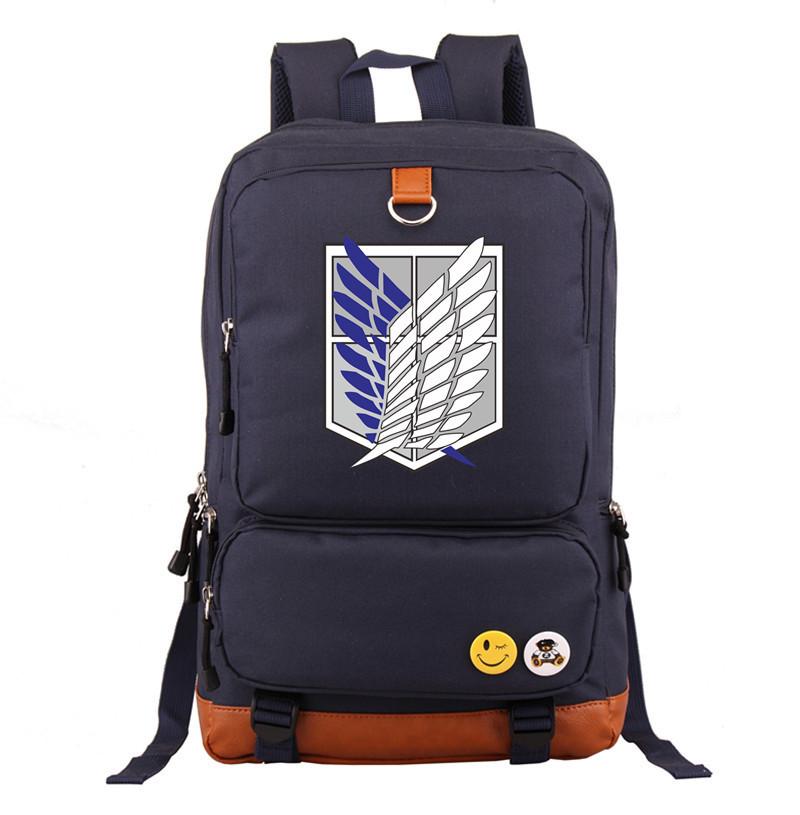 Anime Attack Giant Backpack Men S And Women S Backpack Travel Bag Computer Bag Student School Bag Backpack