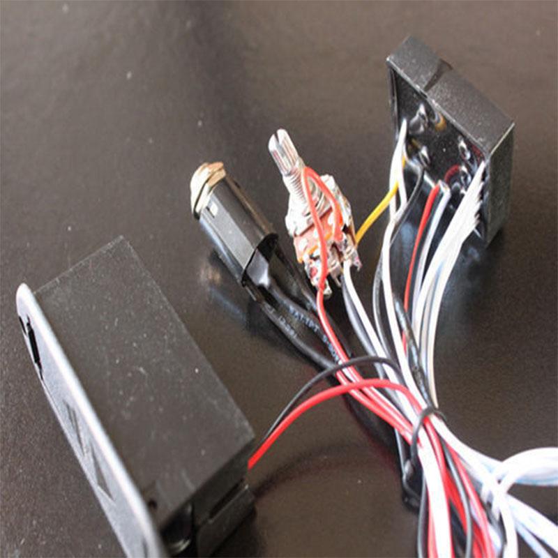 3 Band EQ Preamp Circuit Bass Guitar Wiring Harness For Active Bass Pickup-L016