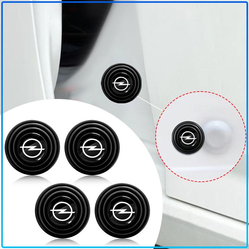 Car Silicone Door Shock Stickers Absorber Soundproof Buffer Pier Car Accessories For Opel crosa d astra h astra j zafira b mokkaastra vivaro astra g