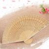1pcs New Carved Chinese Style Wooden Folding Fan Wedding Decoration Party Sandalwood Home Supplies Hand Fan