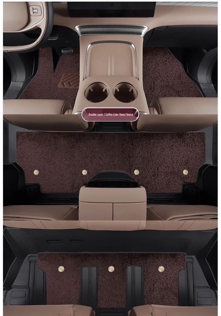 Xiaopeng X9 2024 TPE Full Coverage Floor Mats & Accessories