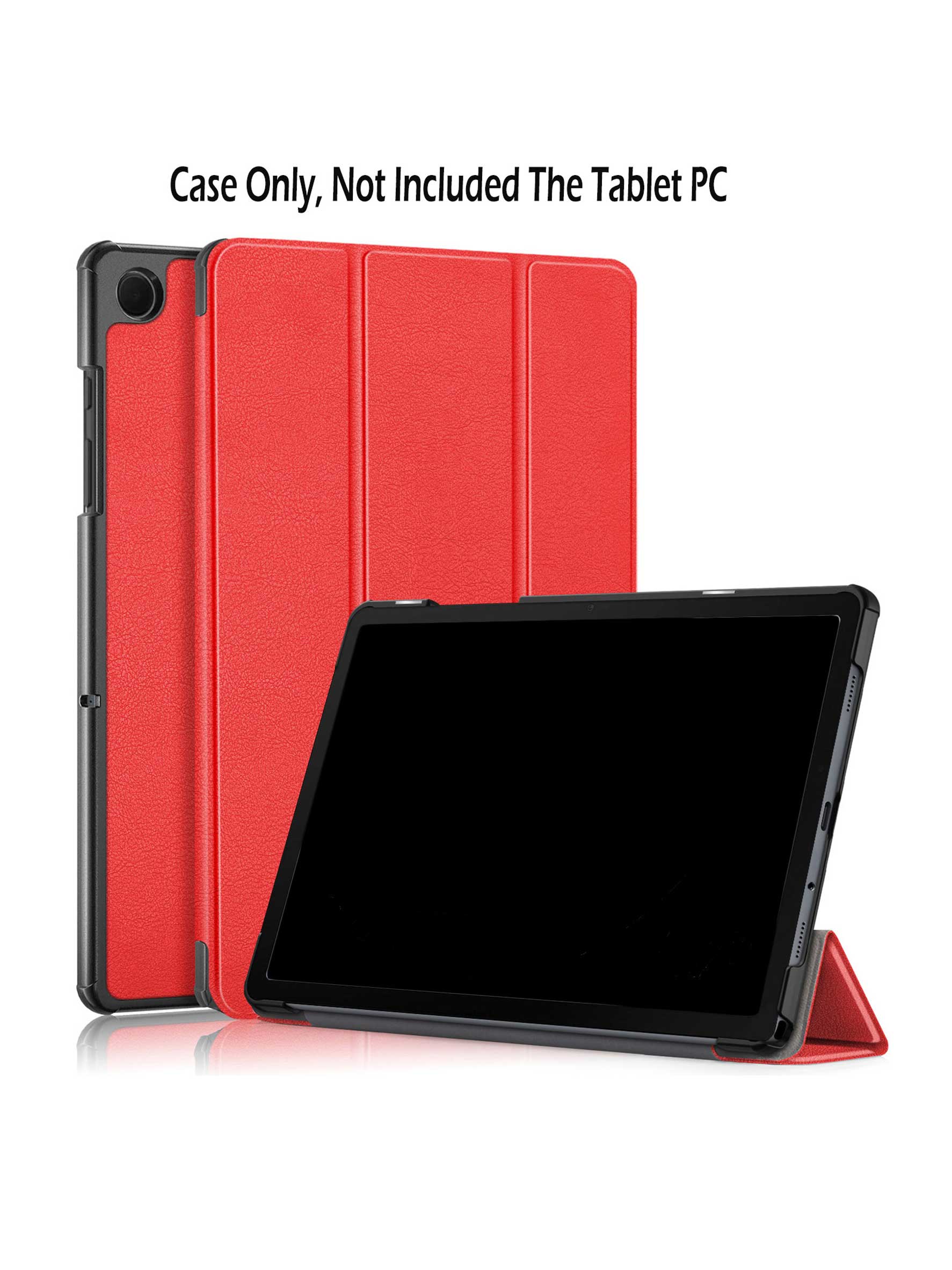

Tablet Case for Galaxy Tab A9 Plus 11inch Protective Cover Shockproof PU Leather Material Kickstand Function красный