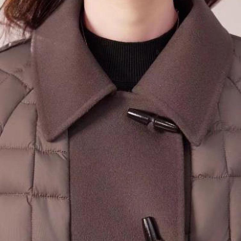 Mother Winter Fashion Down Jacket Women's Middle Aged Elderly Loose Jacket