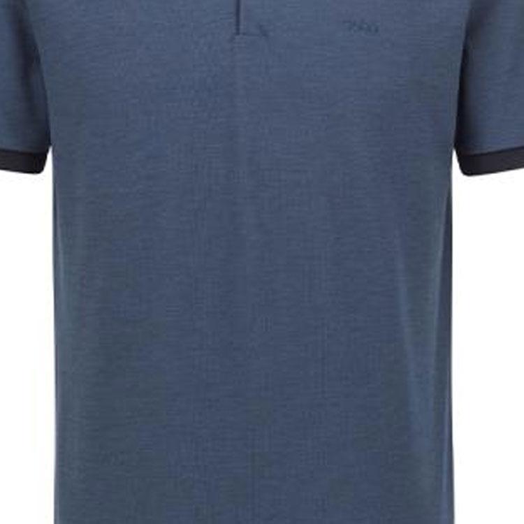 HUGO BOSS Polo Shirts Men's Dark Blue Polo Collar Moderate Straight Fit 50451446-403