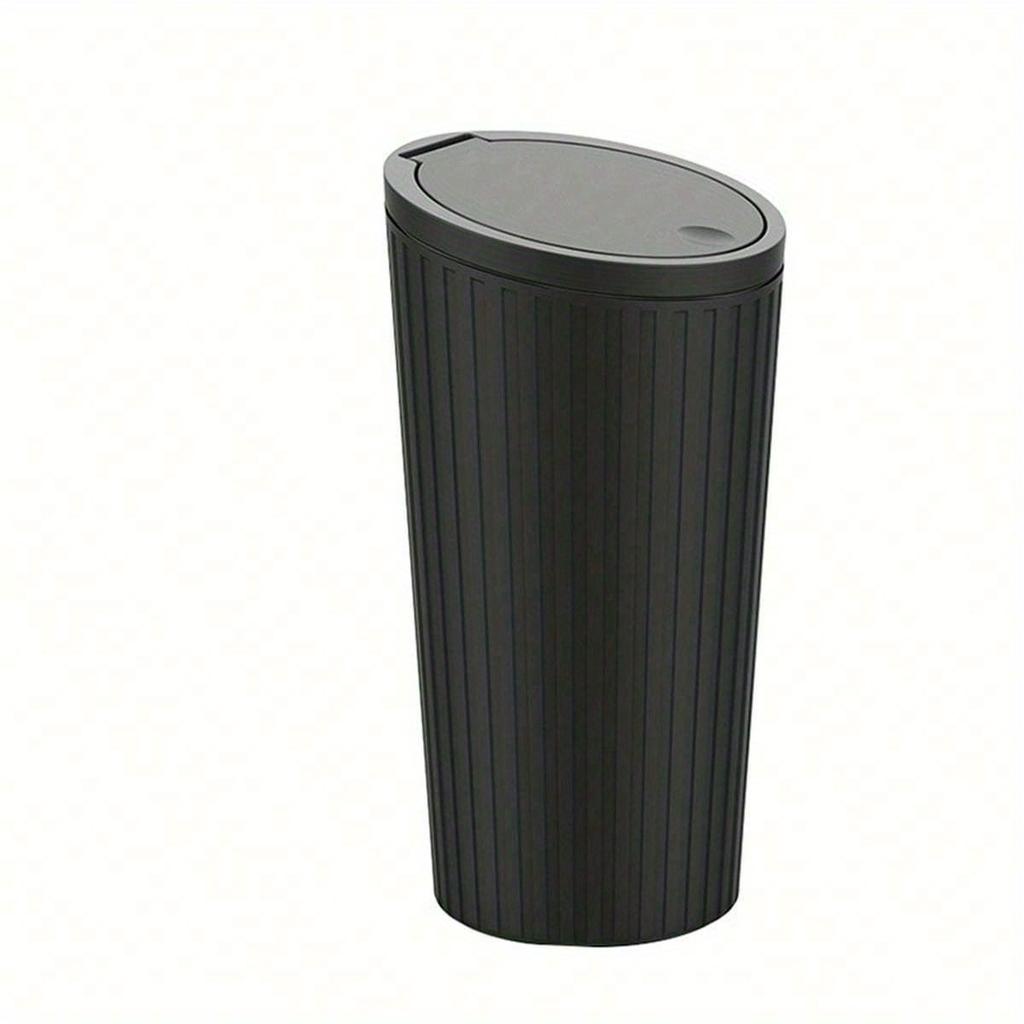 Black Press-type Garbage Can