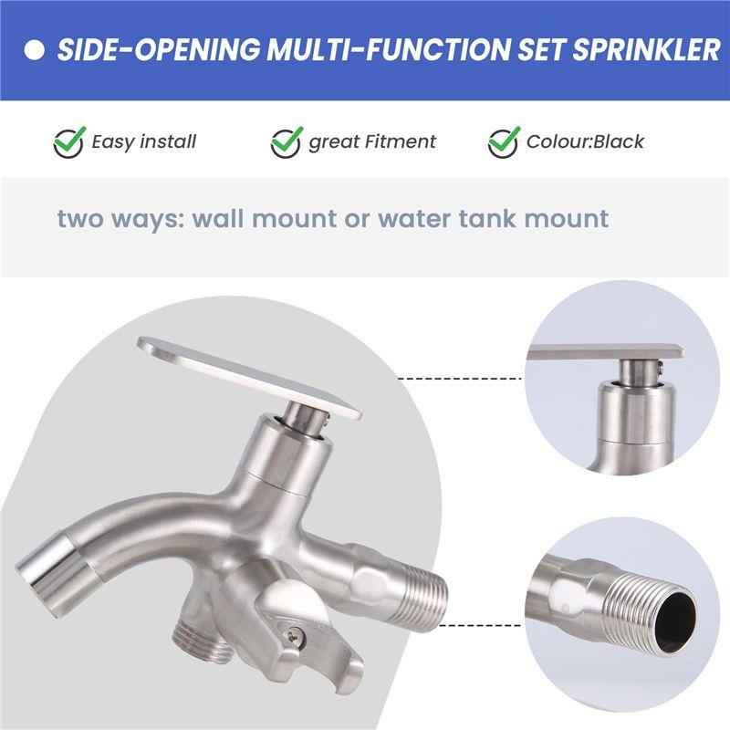 A89X Handheld Bidet Sprayer For Toilet Adjustable Water Pressure Bidet Attachment For Feminine Wash And Cloth Diaper Sprayer