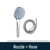 Jing Long Dun Handheld Pressurized Showerhead with Hose