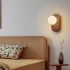 Minimalist Solid Wood New Bedroom Wall Lamp Wabi Sabi Style Bedside Lamp Aisle Lamp Foyer Lamp Wall Retro Lighting Fixture Home