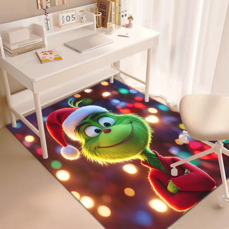 Christmas Gift Comedy Movie How the Grinch Stole Christmas carpet home living room decoration table and chairs anti slip door mat carpet A16