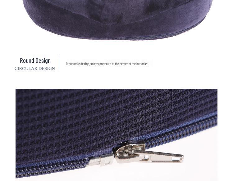 Memory Foam Hollowed-Out Hemorrhoid & Hip Cushion for Pregnant Women and Office Seating