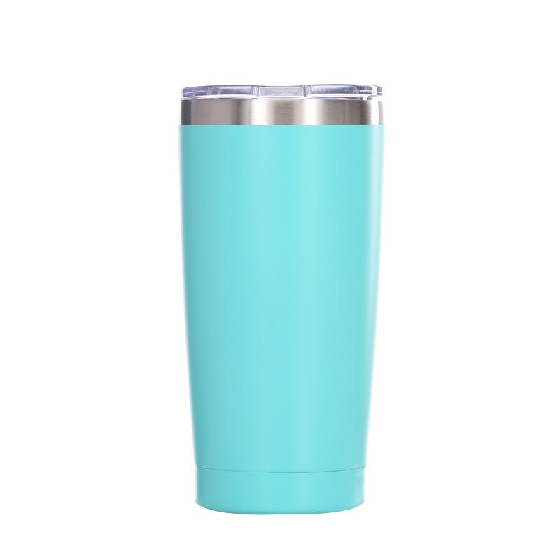 20Oz Car Cup 304 Stainless Steel Double-Layer Vacuum Car Ice Cup, American Coke Cup