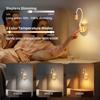 Modern Design LED Charging Nightstand Lamp Touch Control Body Detection No Wiring Required Lamp Desktop Lamp Ambience Lighting